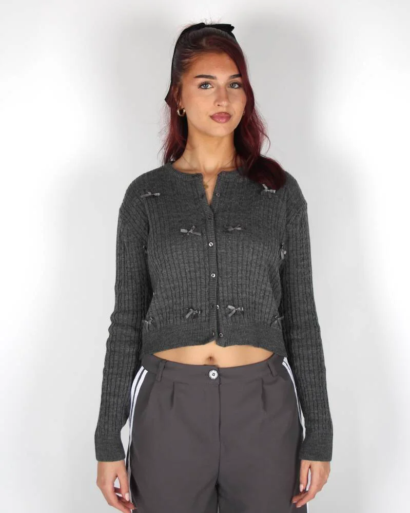 Joan Cardigan Grey