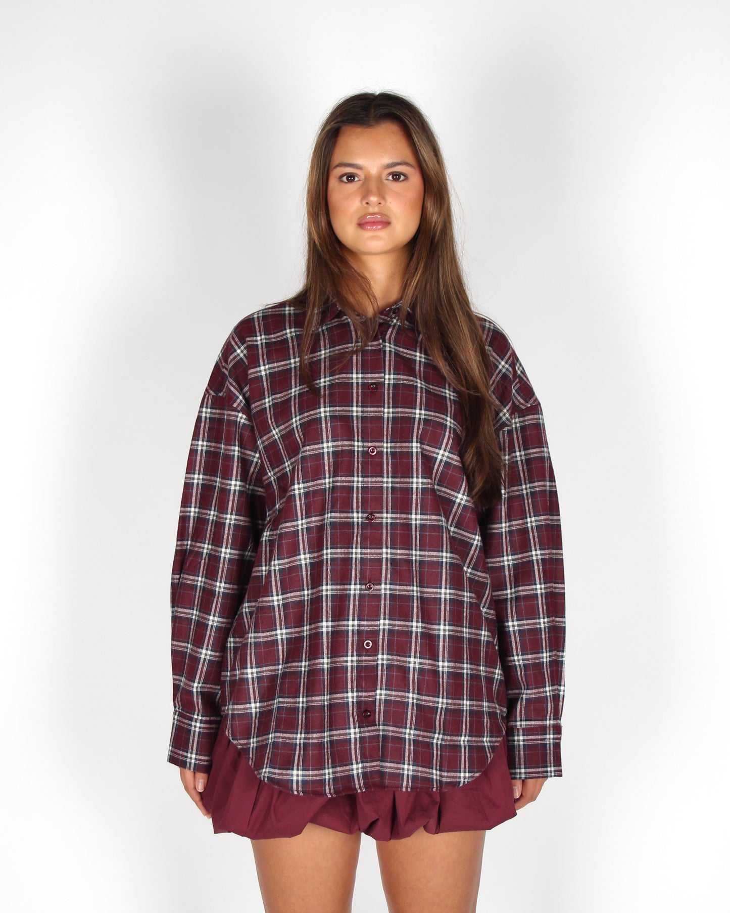 Cyza Blouse Burgundy