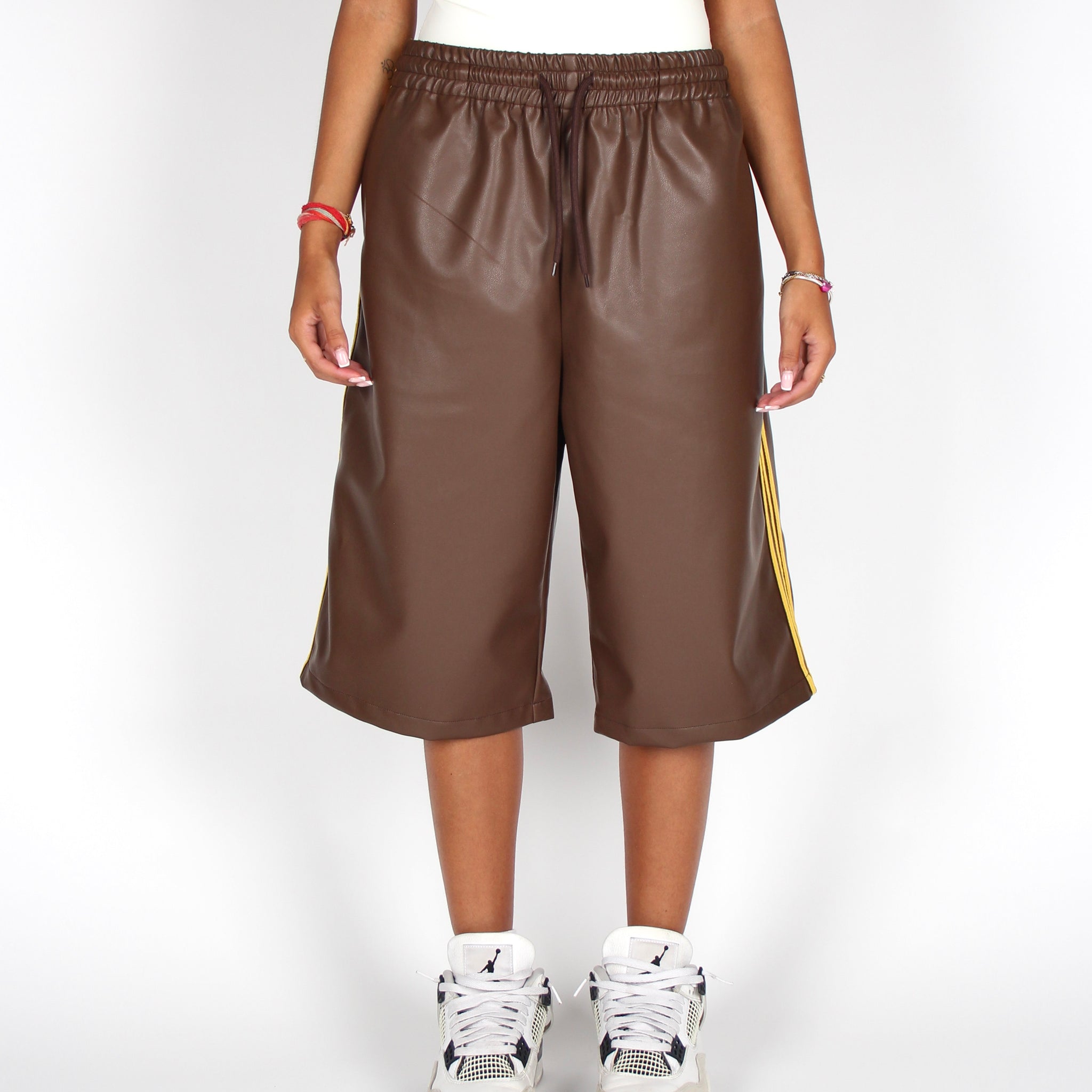 MTL Bri Shorts Brown Yellow