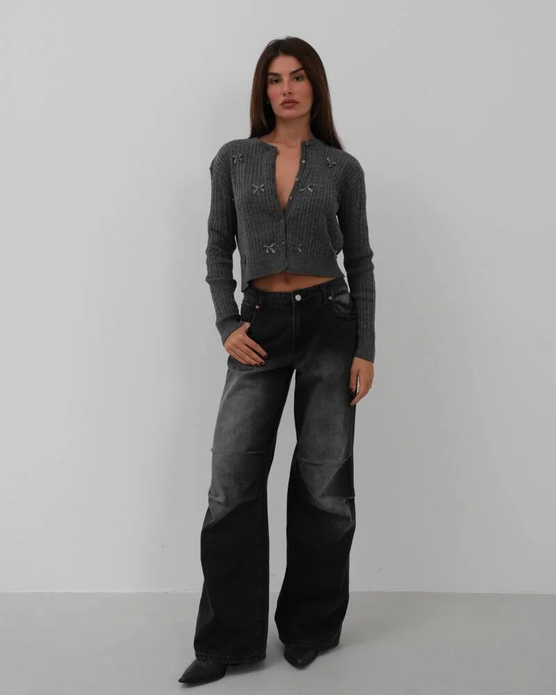 Joan Cardigan Grey
