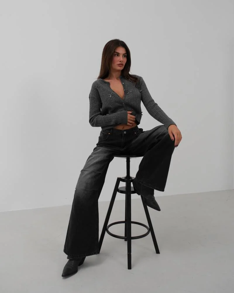 Joan Cardigan Grey