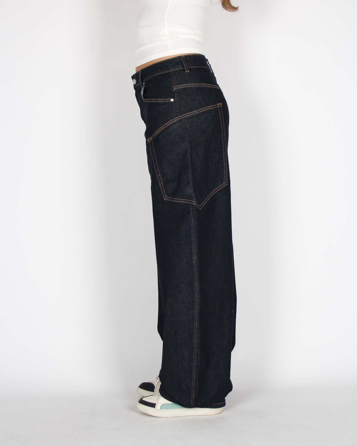 Stormi Jeans Dark Blue