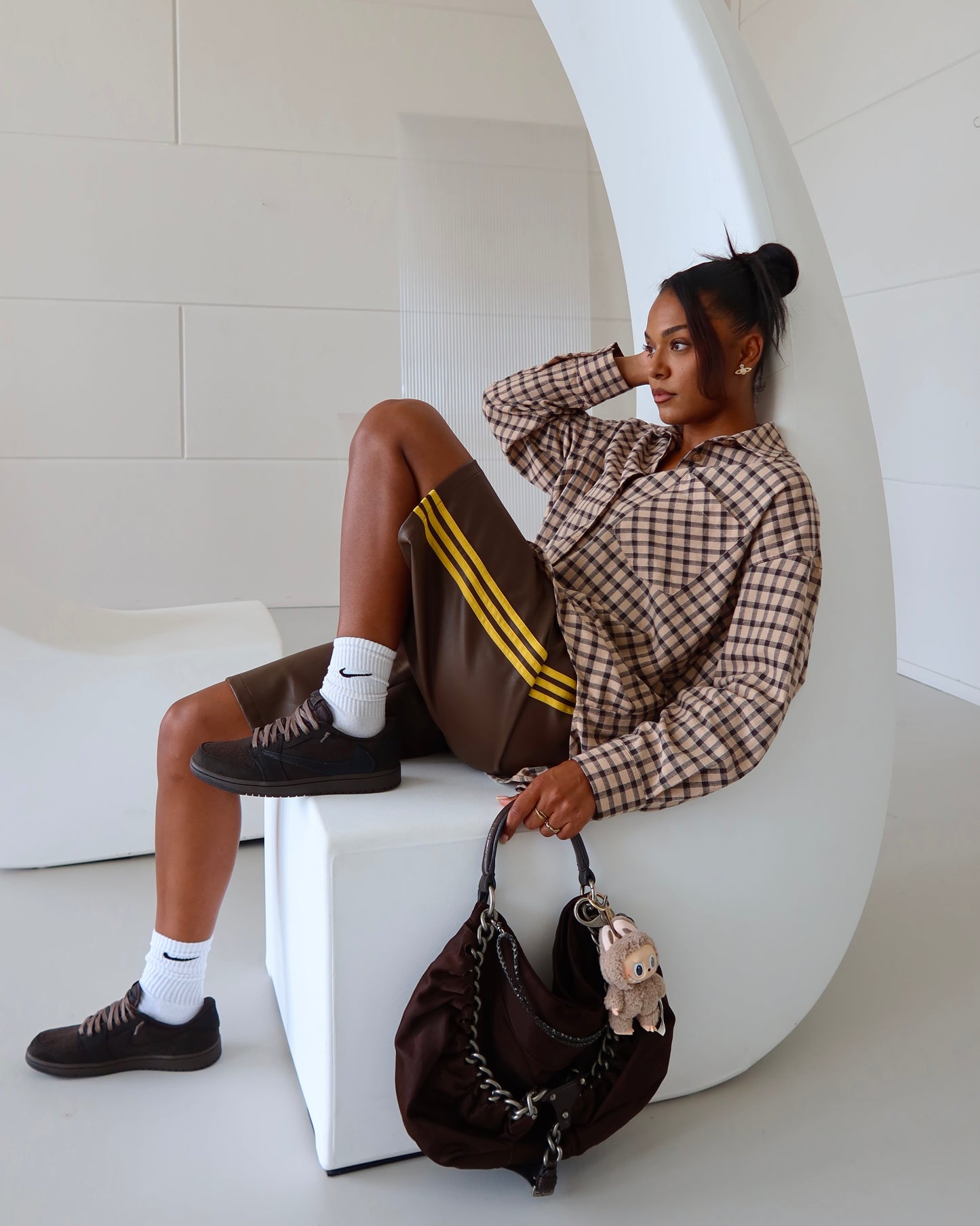 MTL Bri Shorts Brown