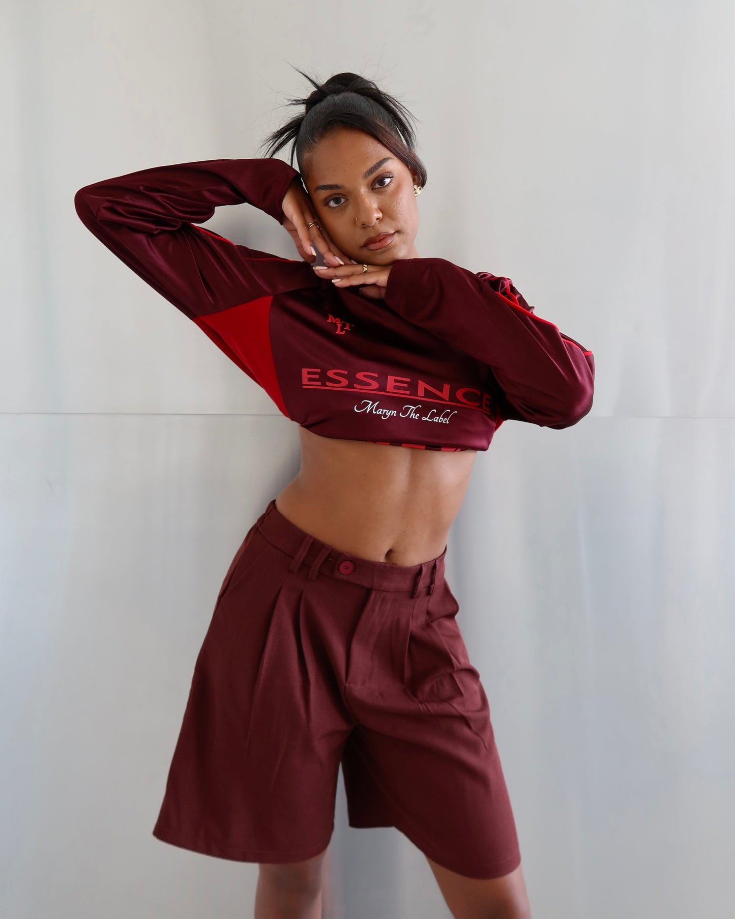 Auri Shorts Burgundy