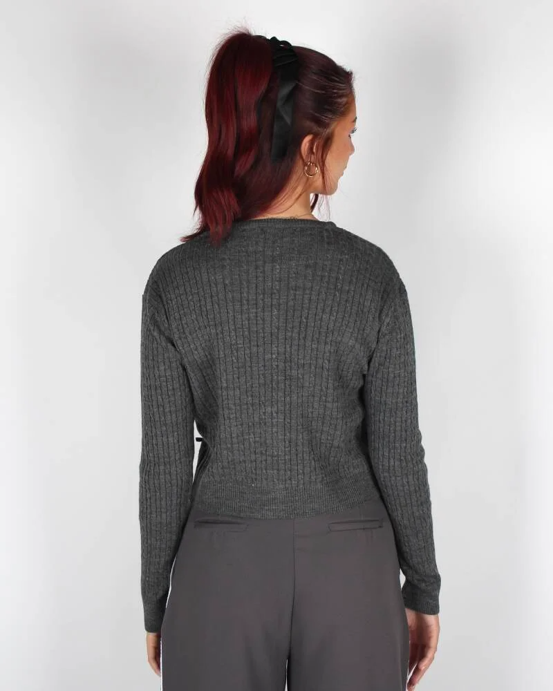 Joan Cardigan Grey