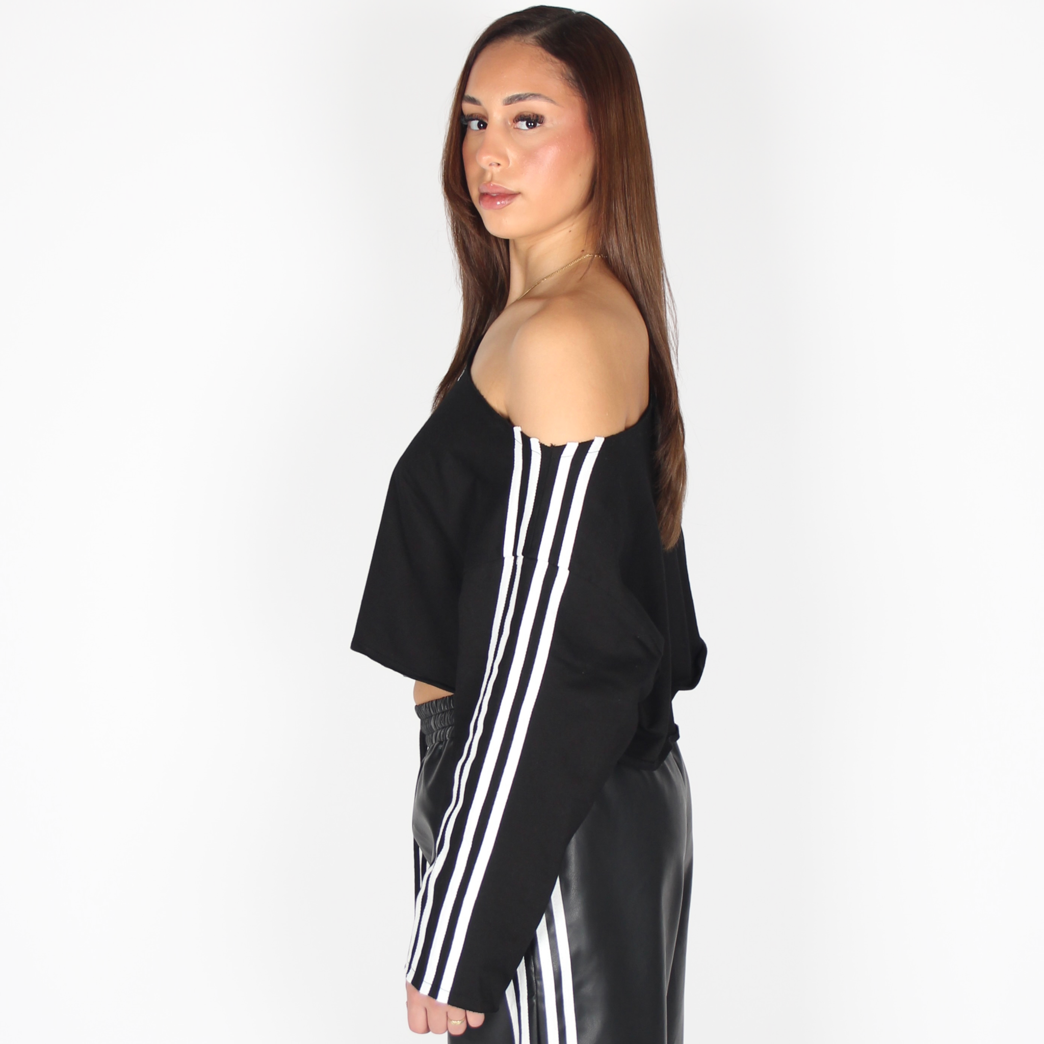 MTL One Shoulder Top Black