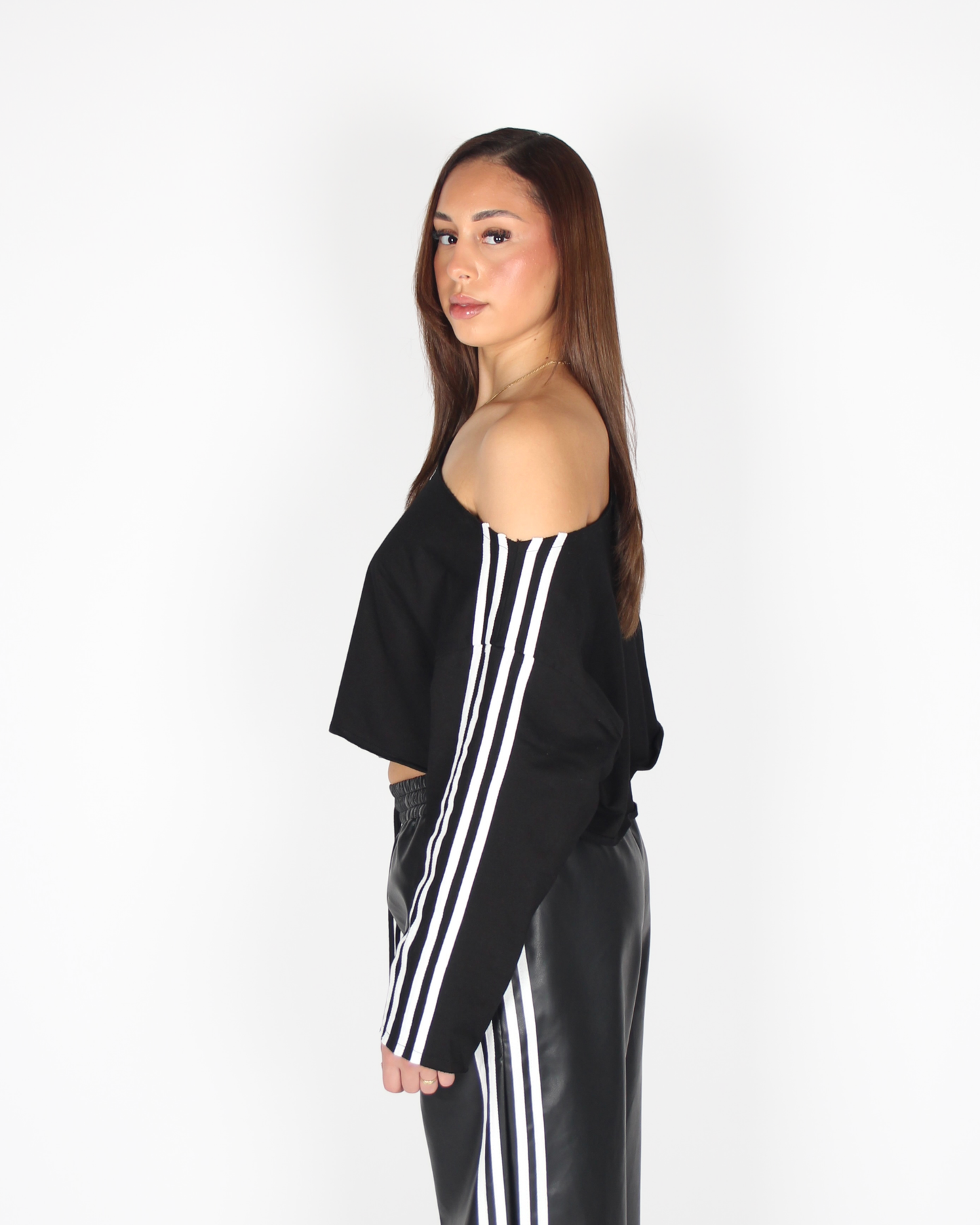 MTL One Shoulder Top Black