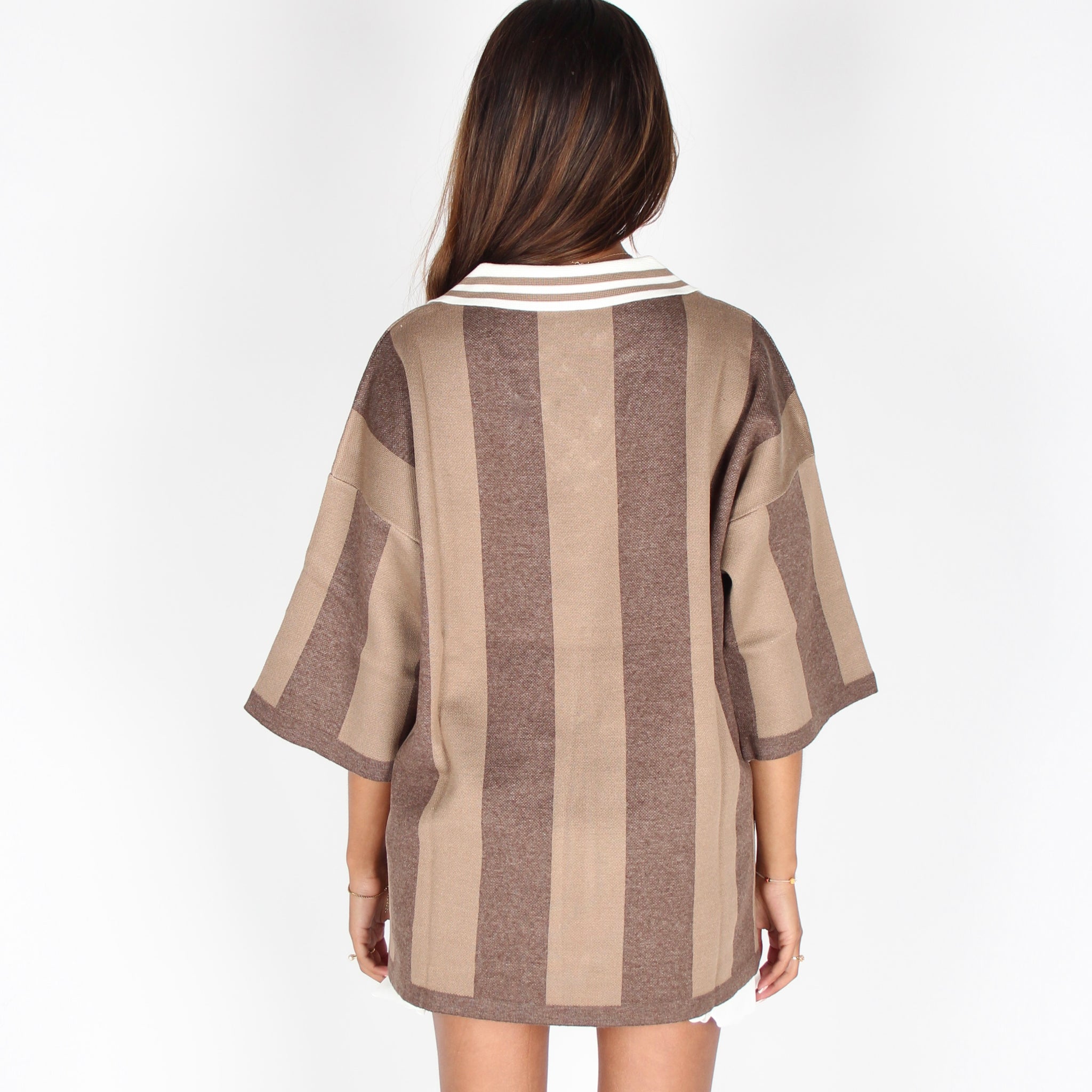 Nika Knitted Jersey Brown