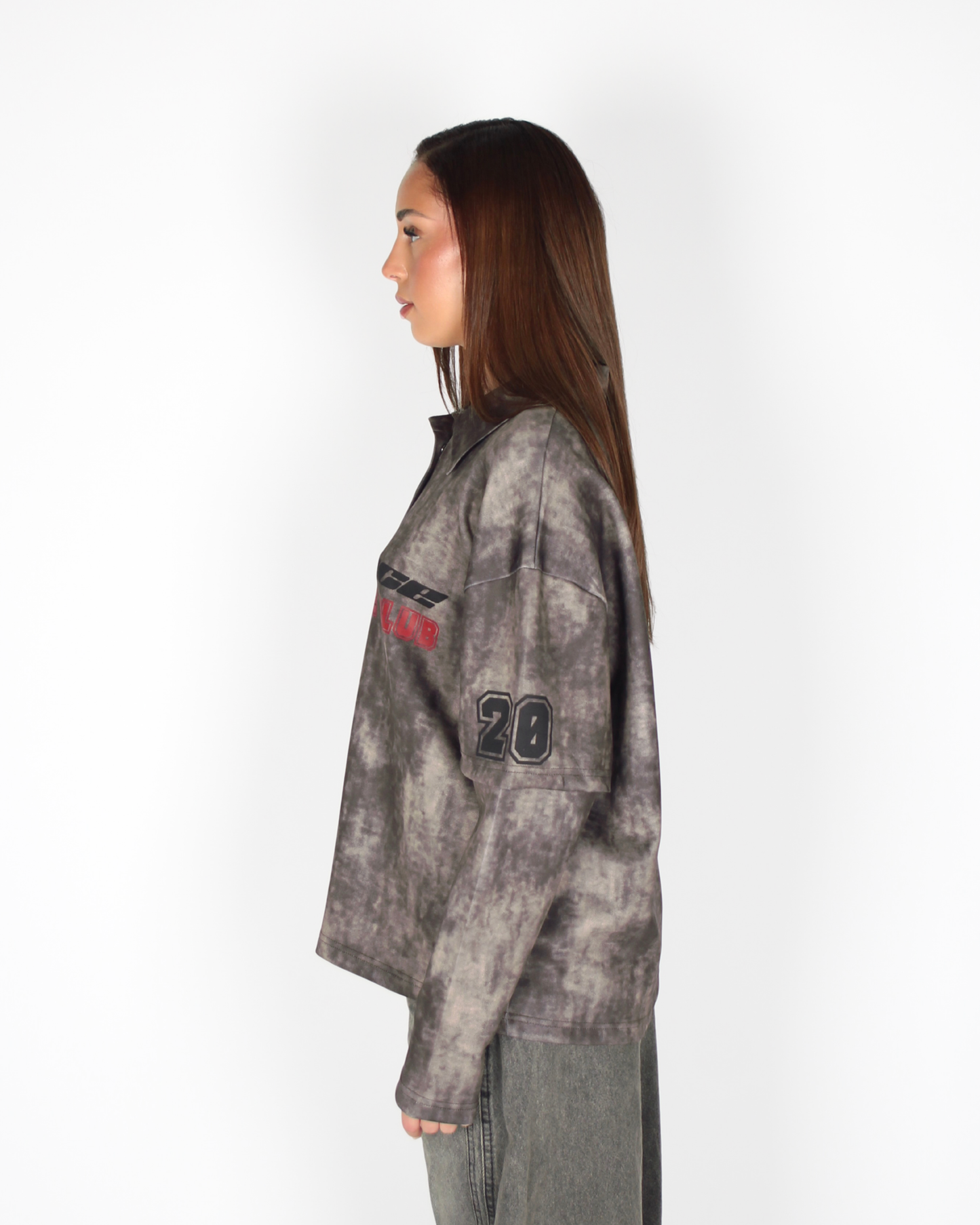 MTL Polo Double Layered Longsleeve Brown