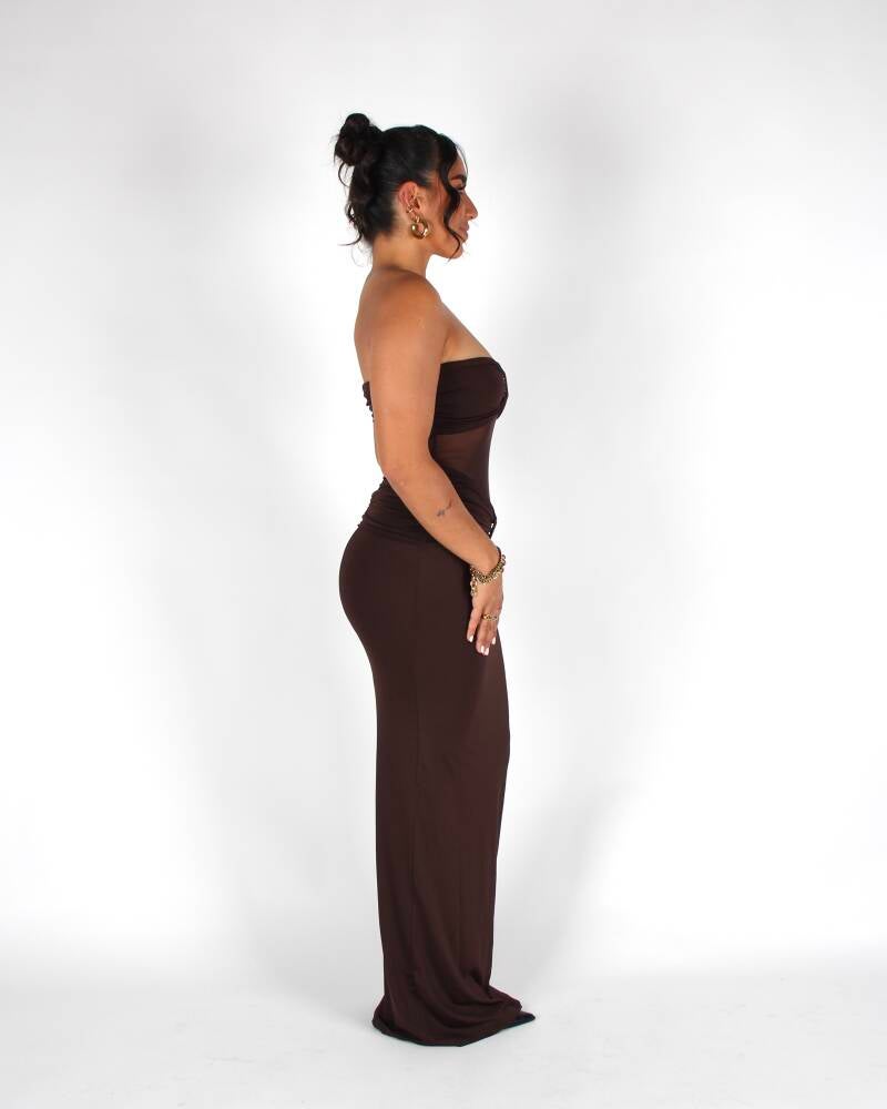 Maura Dress Brown