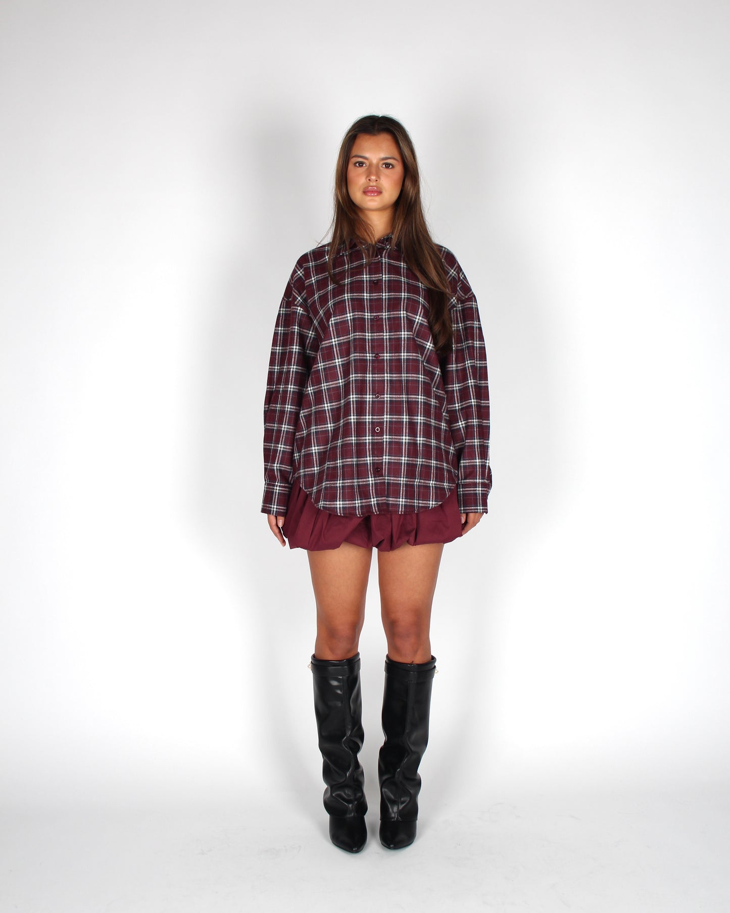 Cyza Blouse Burgundy