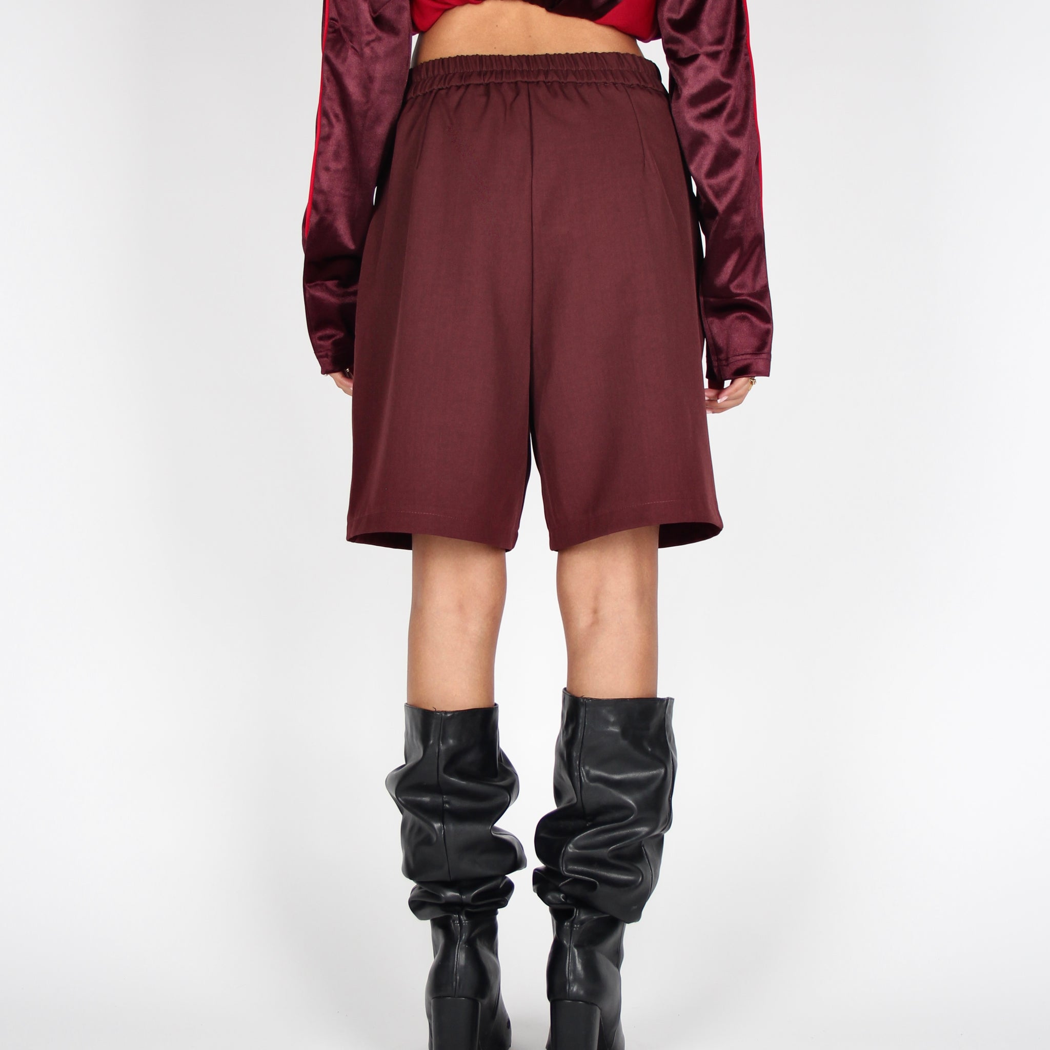 Auri Shorts Burgundy