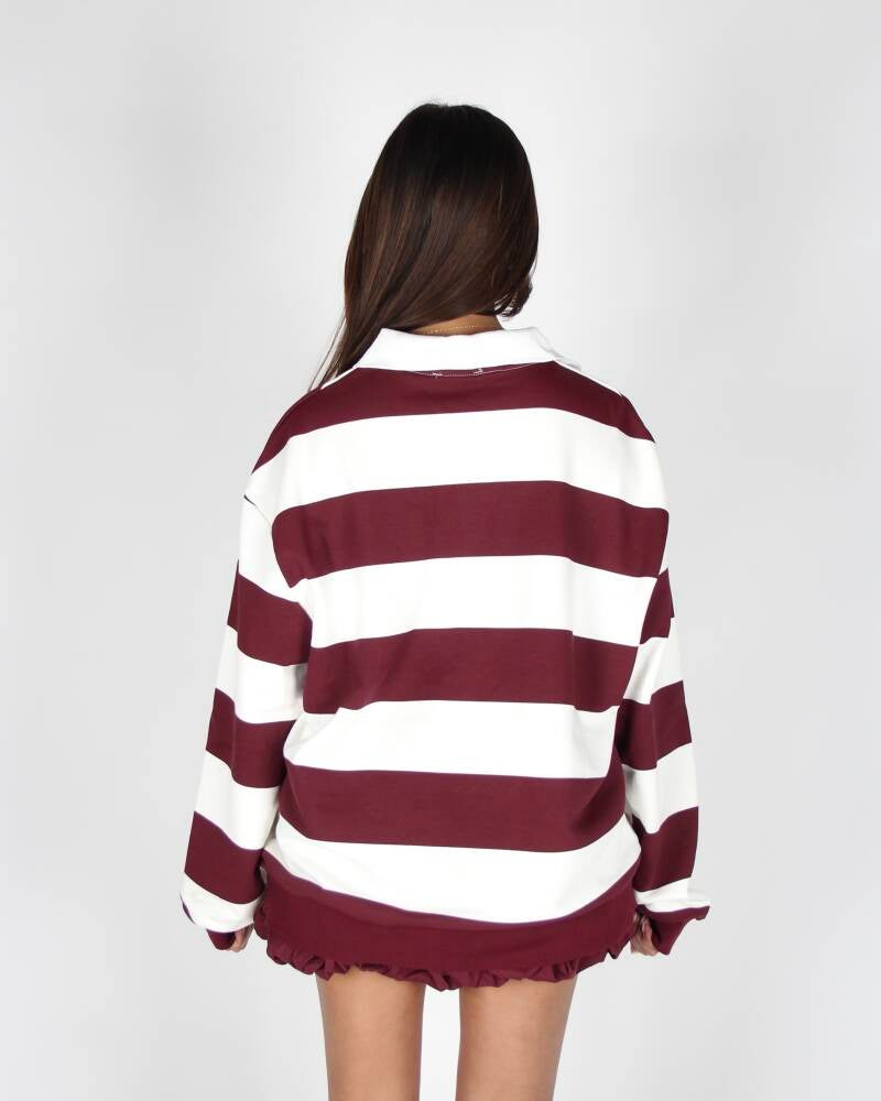Yuna Longsleeve Burgundy