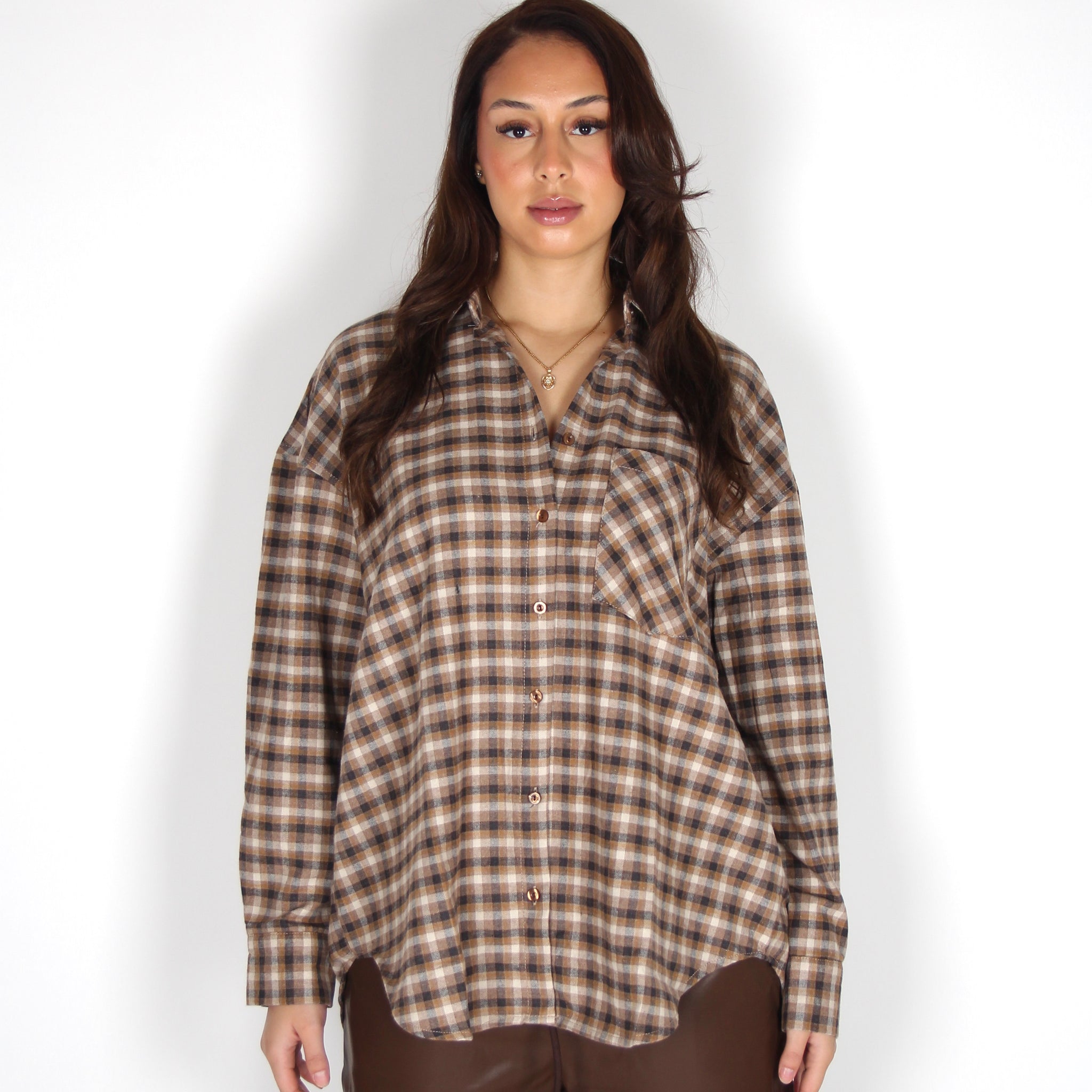 Nora Blouse Brown