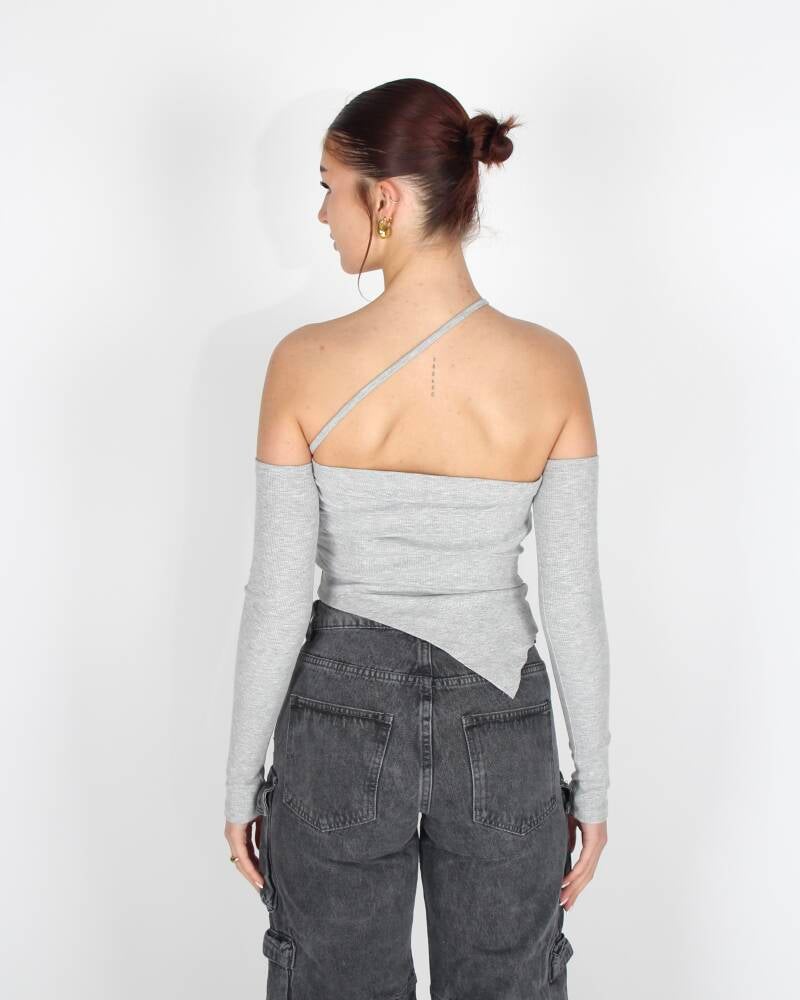 Evy Top Grey